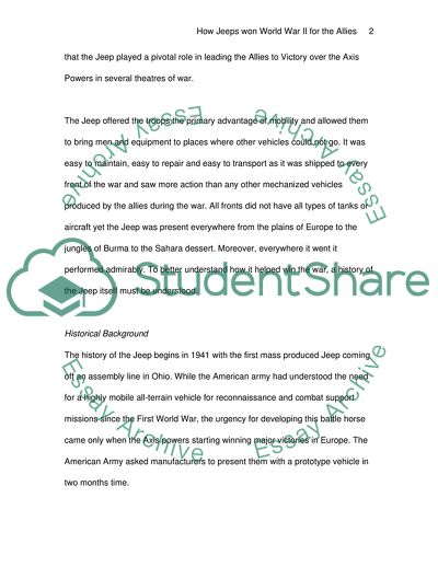 How Jeeps Won World War II for the Allies