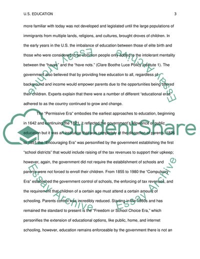 Major Issues of The US Education