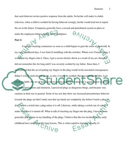 Definition of Cognitive Learning