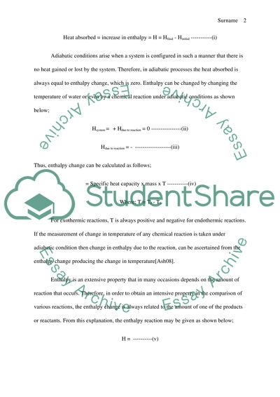 Energy Changes Due to Acid-Base Reactions
