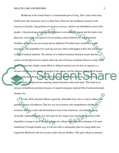 Position Paper in Support of Patient Affordable Care Act