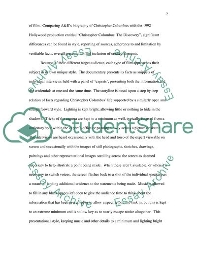 Comparing Films About The Christopher Columbus