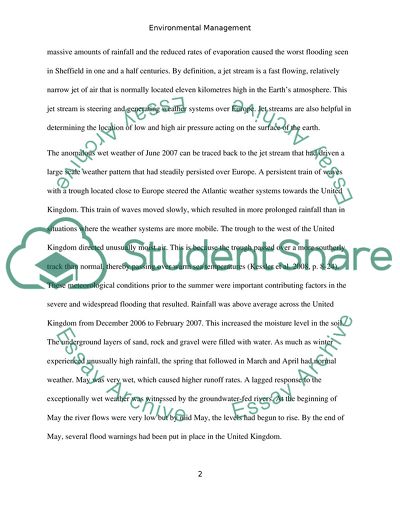 Responsibility for Protecting the Environment in Sheffield