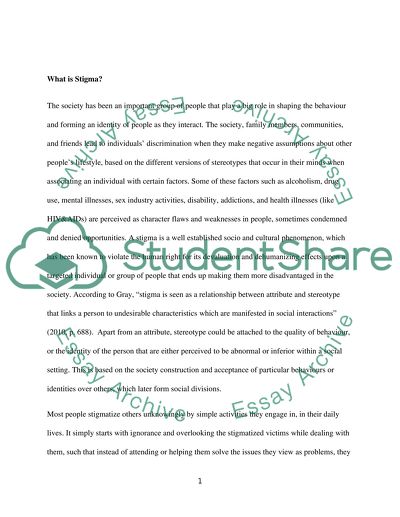 The Stigma And Its Impact On The Psychological And Physical Health Of People In The Sex Industry