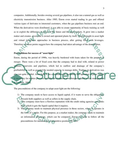 The Business Model of Enron