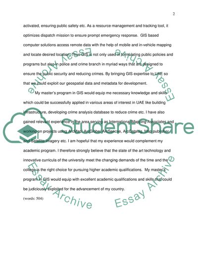 A statement of purpose Graduate school