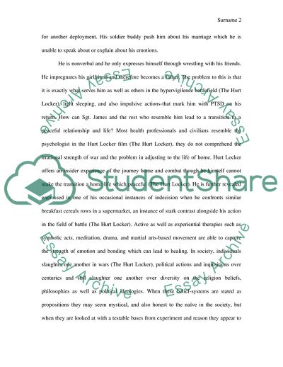 The Hurt Locker Movie Analysis