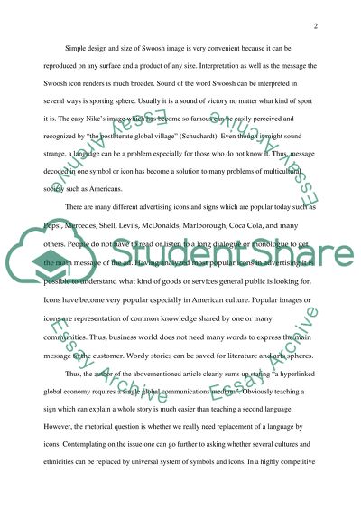 Language is being replaced by icons