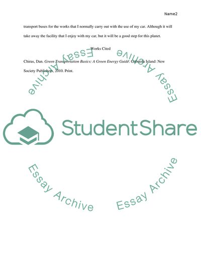 Green Transportation