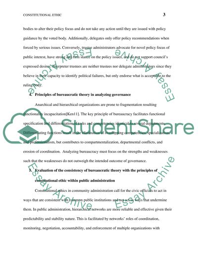 Constitutional Ethic