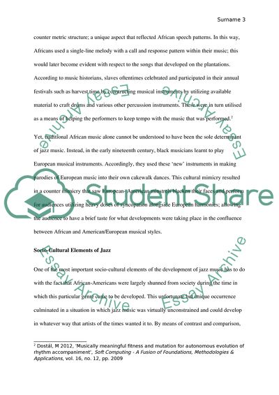 A History and Background of Jazz Music