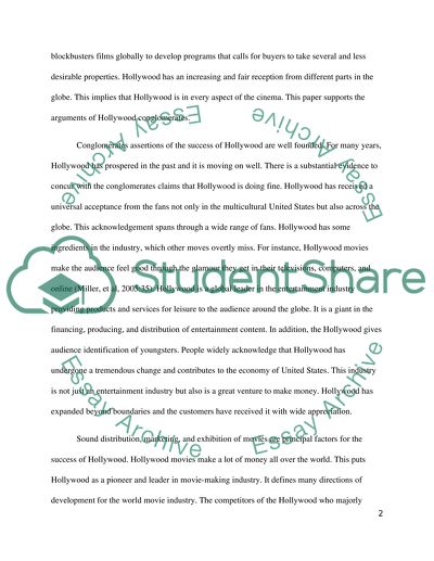 Hollywood Conglomerates