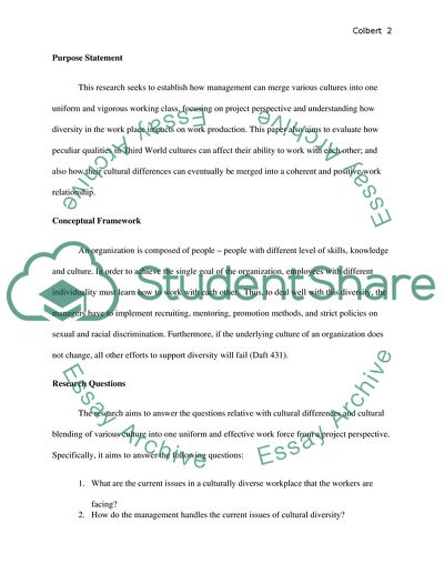 Globalization: Cultural Diversity in the Workplace