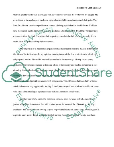 The urriculum of Nursing