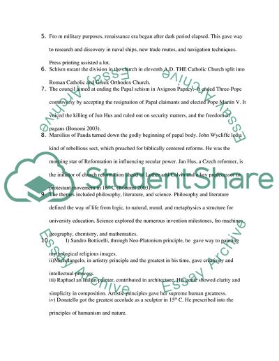 Short questions about western civilization