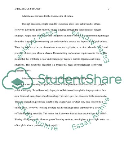 Native Science Perspective