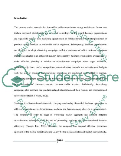 Promoting Samsung Galaxy S4