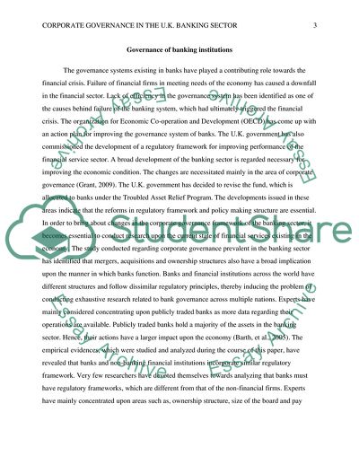 Analysis of Banking Sector in the UK