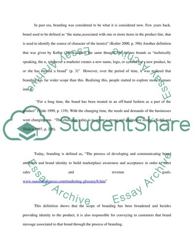 Brand positioning and focus