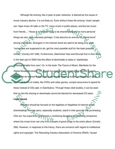 Downloading Music Off the Internet