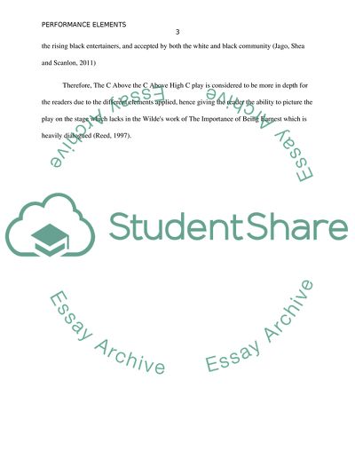 Performance Elements