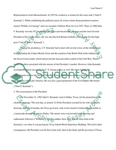The assassination John F. Kennedy