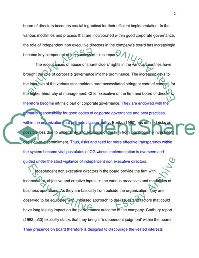 Corporate governance