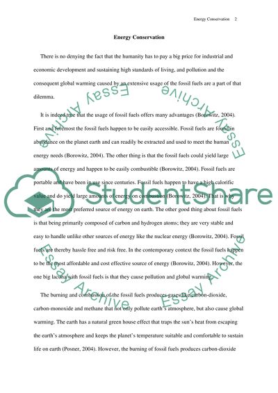 Significance of Energy Conservation