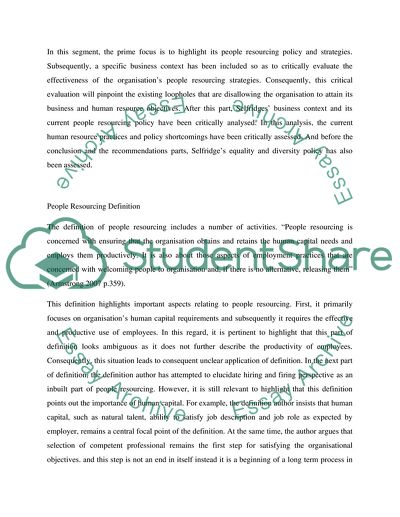 People resourcing essay 03 picture
