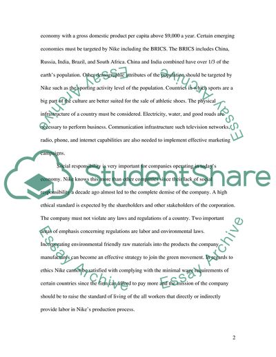 Marketing Enviornmental Factors