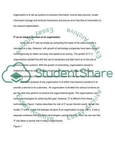 Analyzing a Corporate Information System