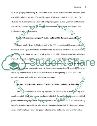 Liberal Studies | Popular Music and Contemporary U.S. Culture