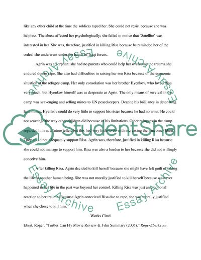 Was Agrin Justified to Kill