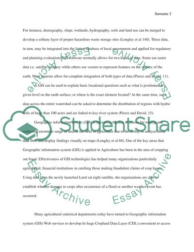 Geographical Information System and Land Development