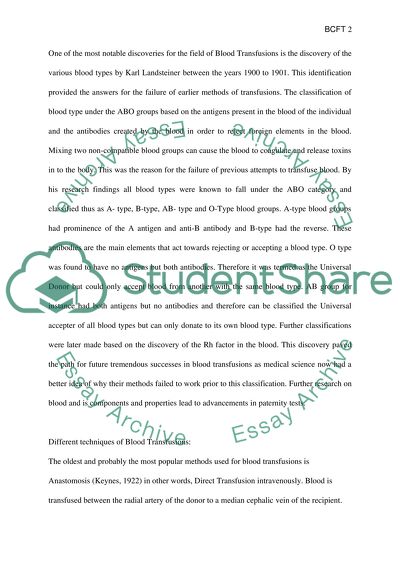 The nature, preparation, storage and usage of a blood component for transfusion