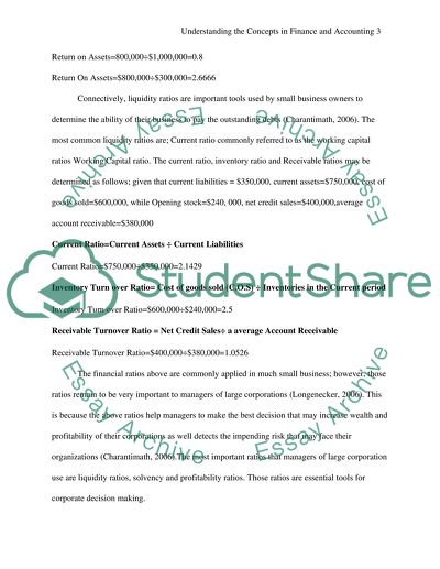 Assignment: Understanding the Concepts