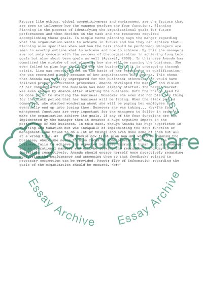 Smiths Accounting and Tax Service-Can Amanda Turn Her New Business Around