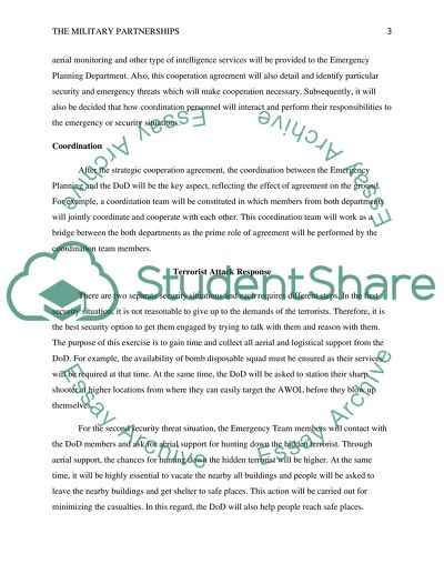 The Military Partnerships: Terrorism