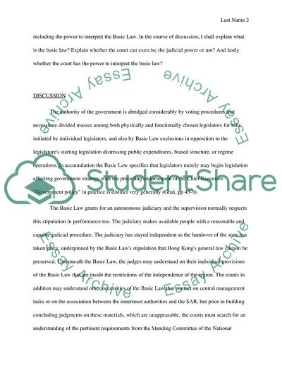 Hong Kong Special Administrative Region