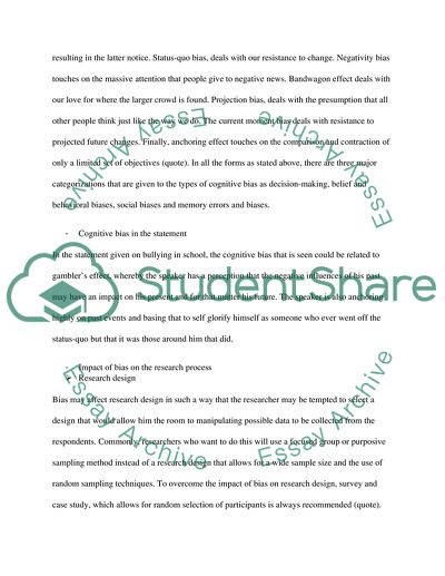 Social Desirability Bias in Research