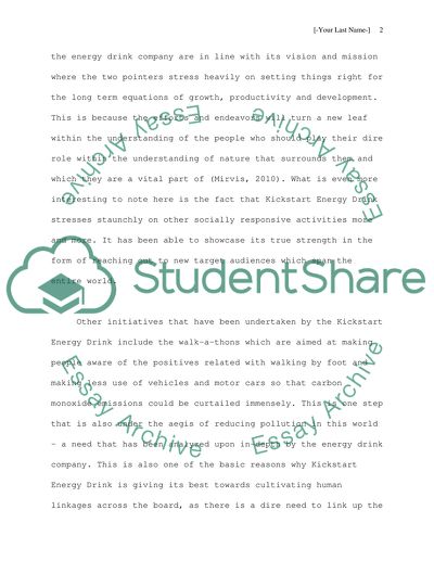 Social Responsibility Record of a Business