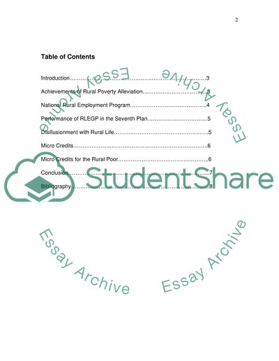 Rural Poverty Alleviation