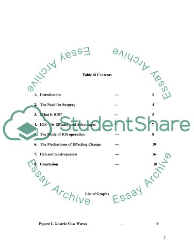 The Implantable Gastric Stimulator