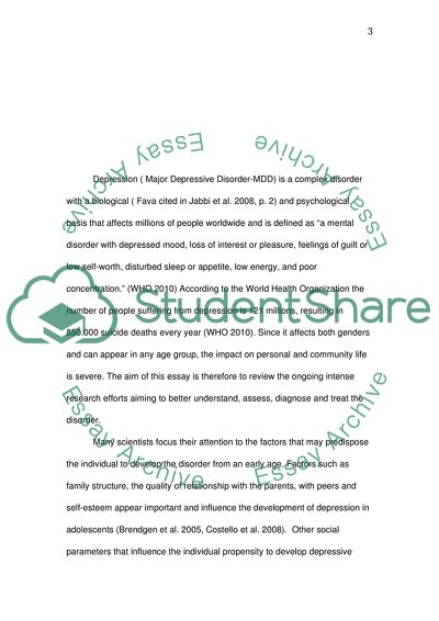 Psychoneuroendocrinology: the Story of Depression