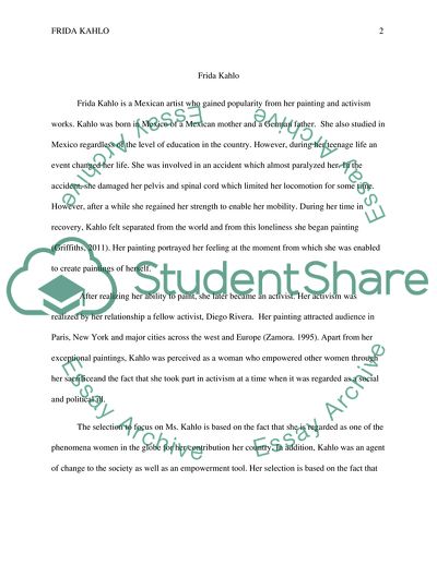 Painting and Activism Works by Frida Kahlo