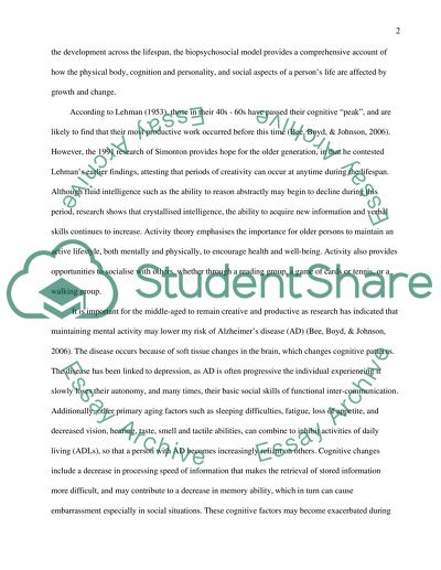 Health Promotion throughout the lifespan