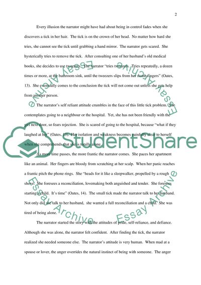 The Assignation by Joyce Oates