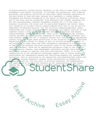 The Business Disaster Management Programm