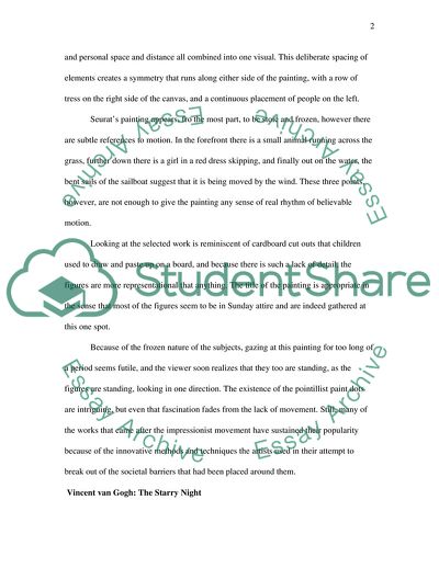 A Sunday Afternoon on the Island of La Grande Jatte