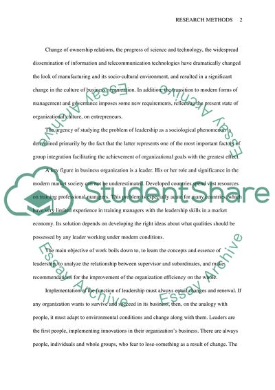 Change of Ownership Relations